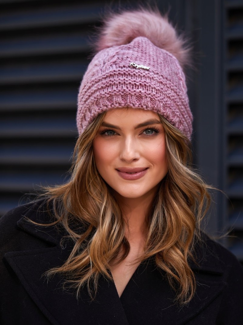 Dark pink women\'s winter hat C10 - Online store - Boutique